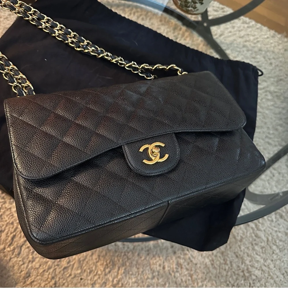 CHANEL JUMBO CAVIAR GHW - Picture 6 of 16